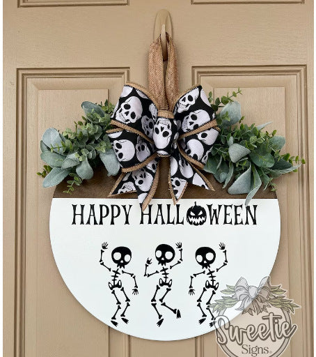 Southern Themed "Boo Y'all" Ghost Wreath Halloween Decoration