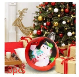 60 Centimeter Hanging Oversized PVC Christmas Ornaments for Exterior Decor