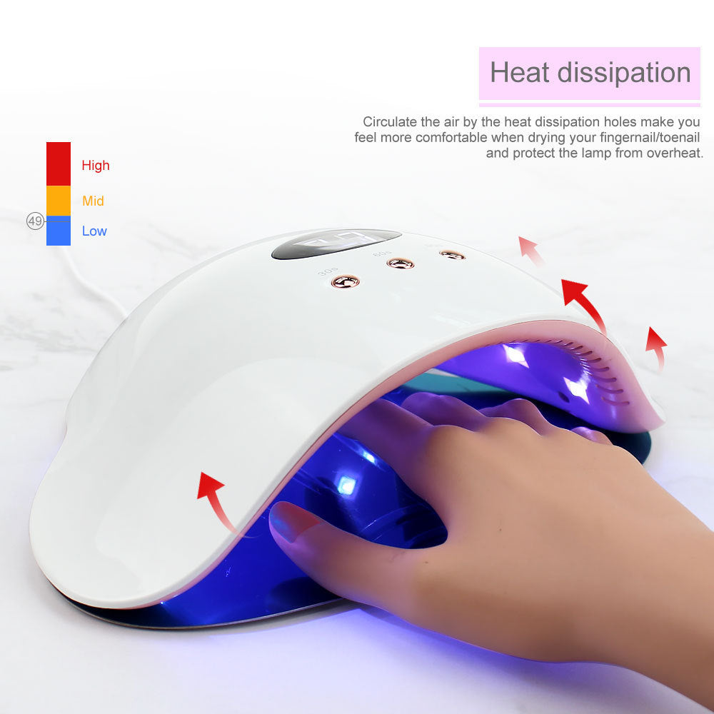 Ergonomic Smart UV Nail Polish Drying Tool with Timers