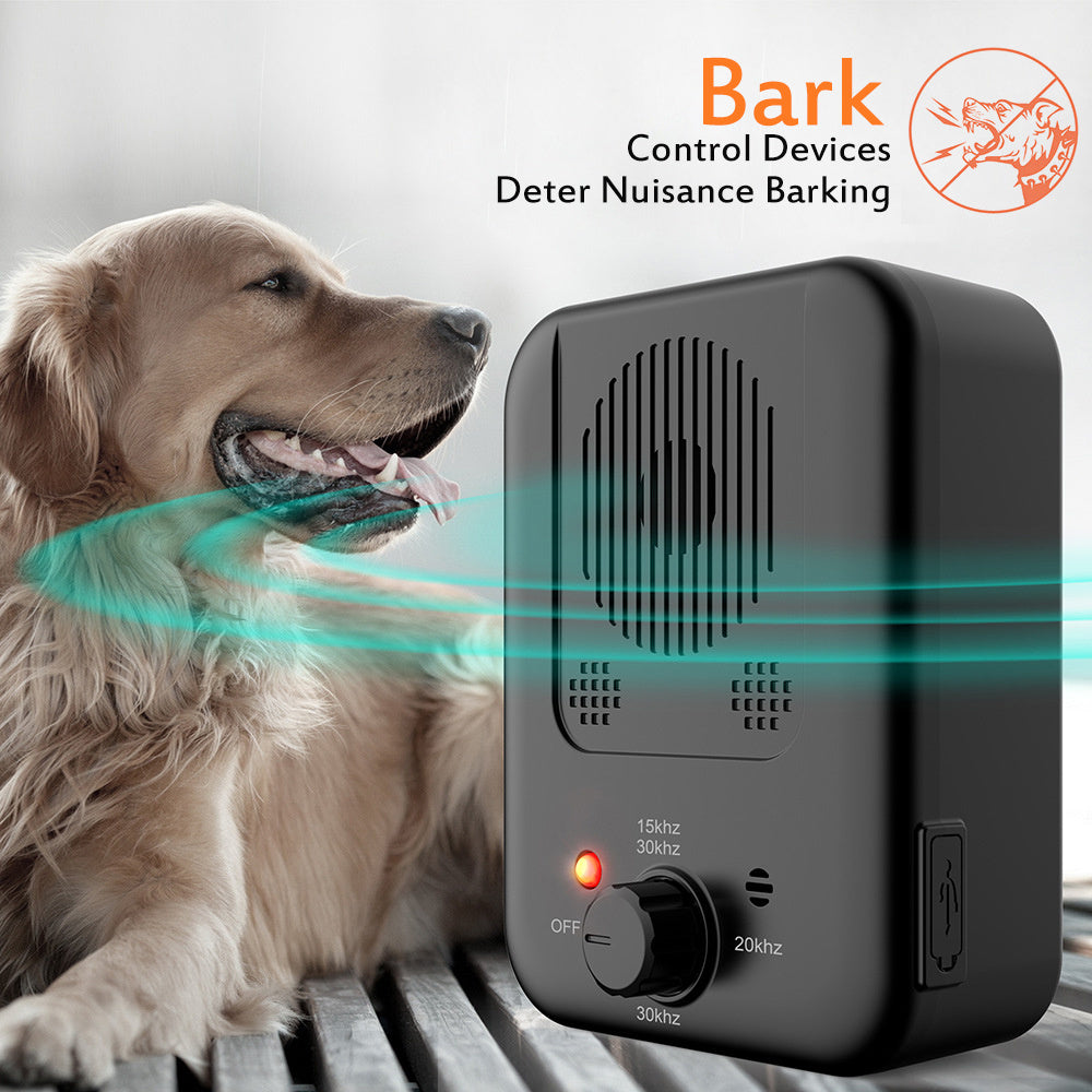 Ultrasonic Dog Anti Barking Device For Safe Training Control