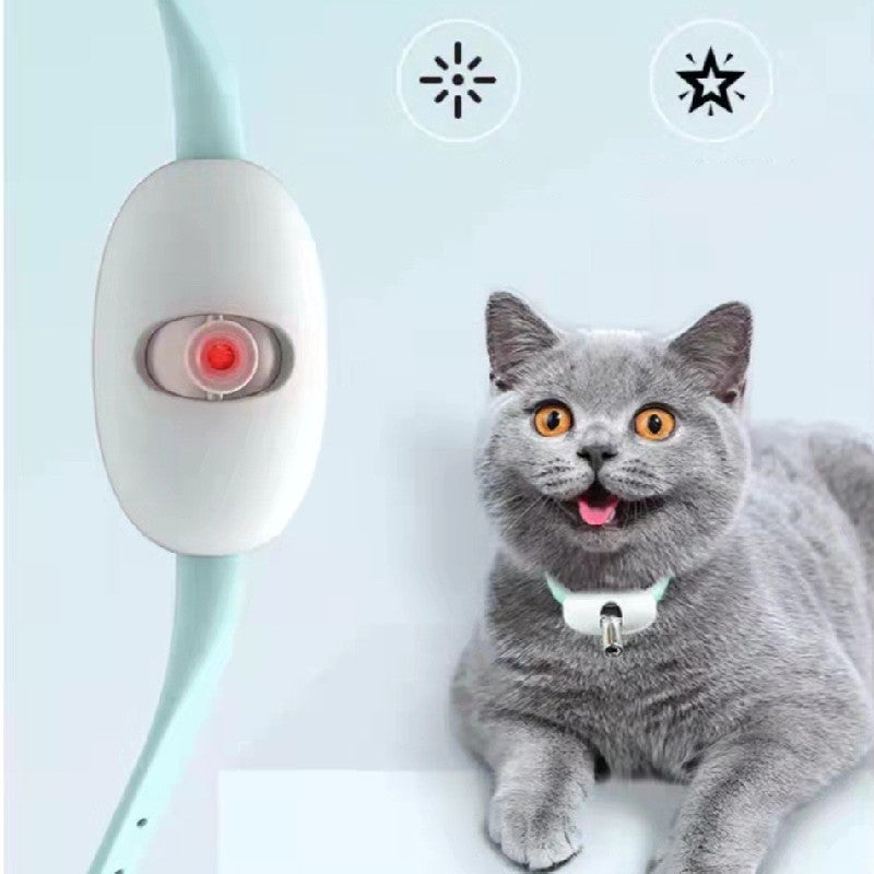 Automatic Smart Laser Cat Toy Collar USB Rechargeable