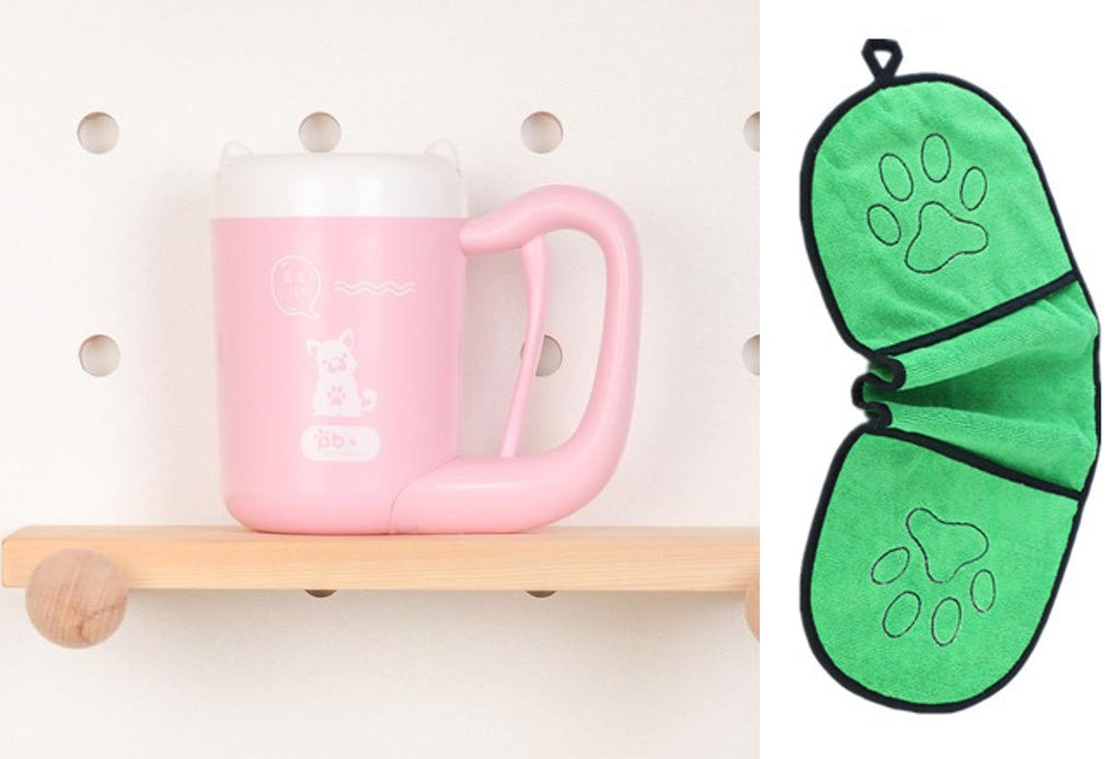 Silicone Pet Paw Washer Cup For Quick Cleaning