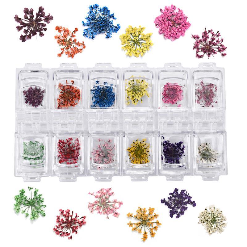 3D Floral and Botanical Nail Accessories with Natural Feel-Theone Apparel