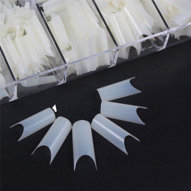 Women's Long Transparent Fake Nail Base for Sculpting and Painting