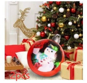 60 Centimeter Hanging Oversized PVC Christmas Ornaments for Exterior Decor