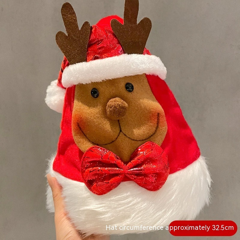 Cute and Festive 3D Christmas Themed Tree and Reindeer Hats