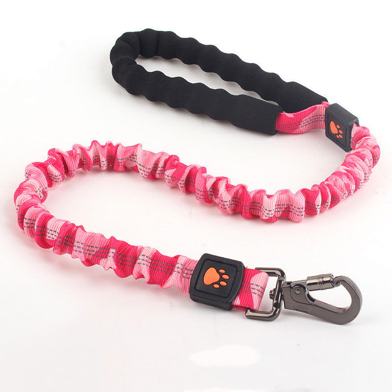 Elastic Dog Leash For Large Pets And Outdoor Training