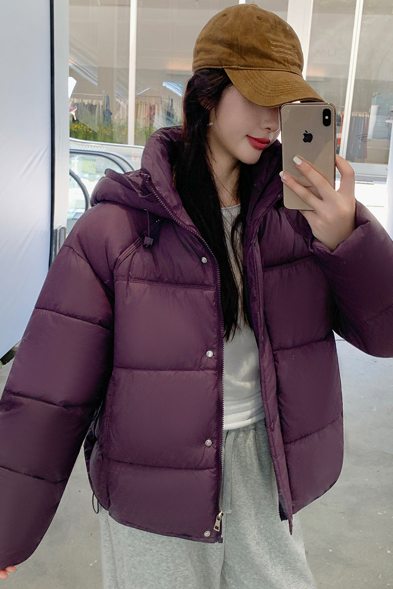 Petite Short Loose Coat To Keep Warm And Flatter Height For Women