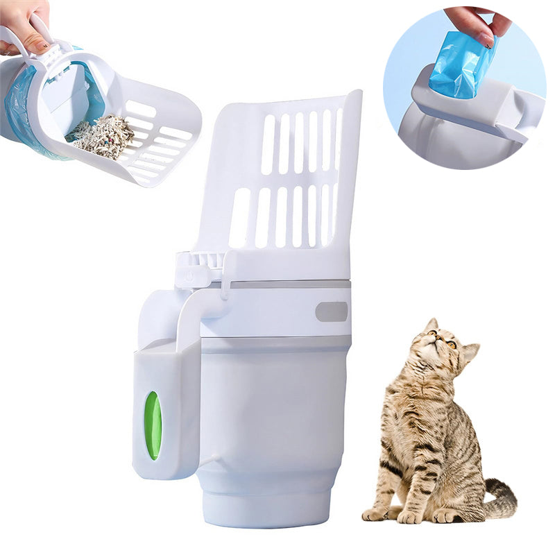 Wide Cat Litter Shovel Scoop With Refill Bags