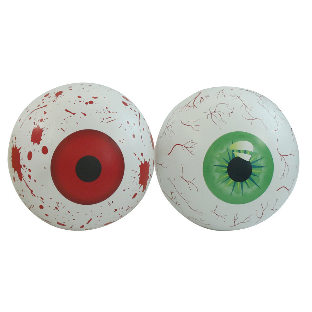 Inflatable PVC Eyeball Decorations with LED Light Inserts