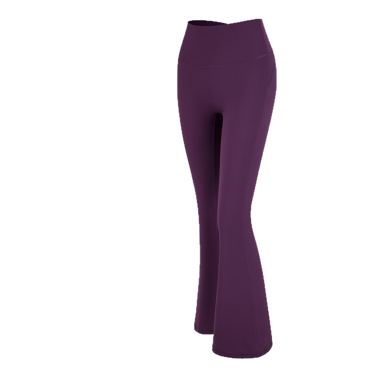 Autumn And Winter Thickened Fleece High-waisted Butt-lifting Slim Flare Pants For Women