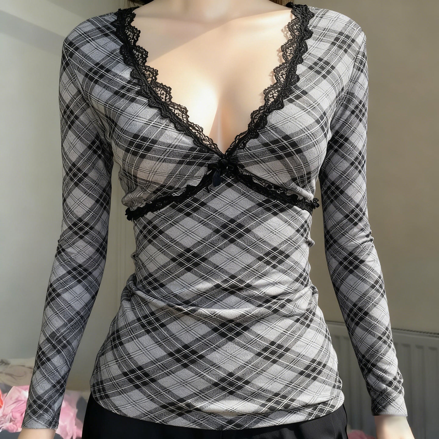 Women's Slim Fit Slim Bottoming Top