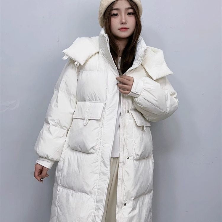 Premium Long Women's Thick Puffer Jacket For Cold