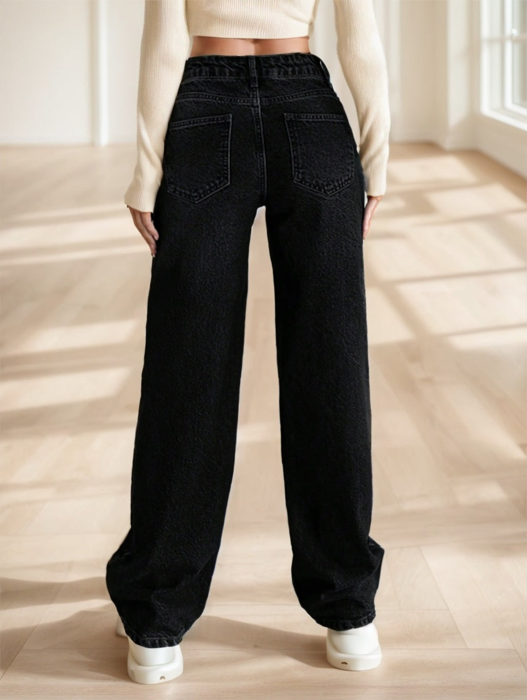 Casuglow Classic Straight-Leg Casual Jeans for Daily Comfort-Theone Apparel