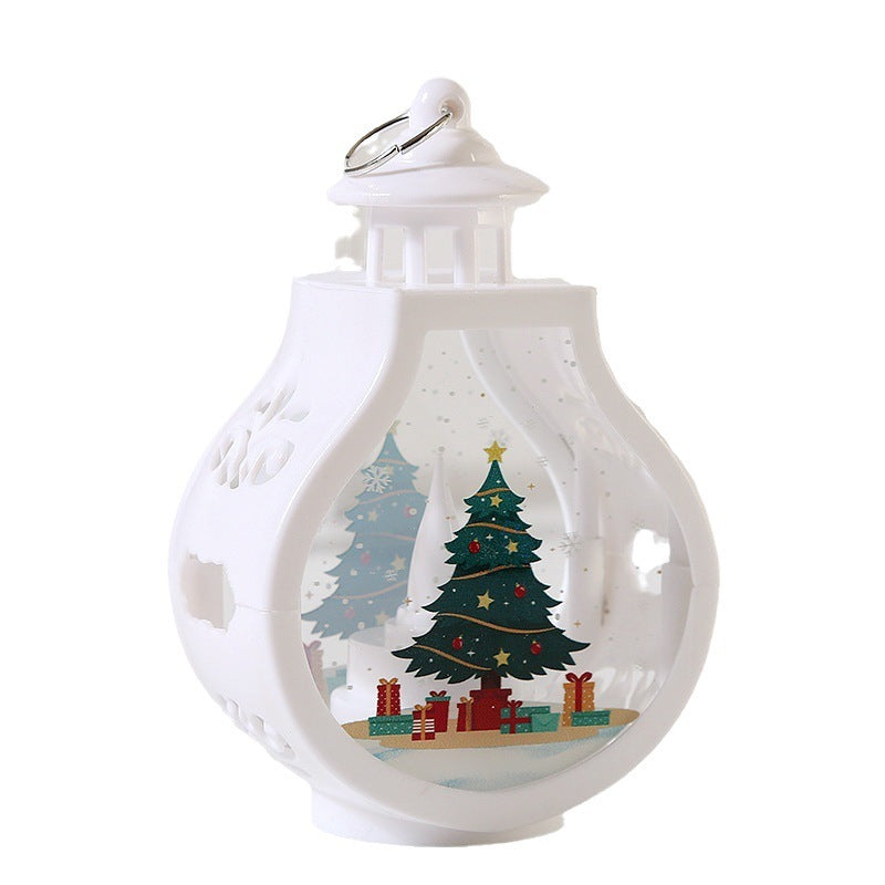 Christmas Themed Snowglobe Style Lamp with LED Light-Theone Apparel