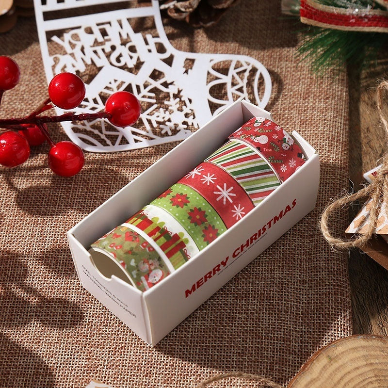 Christmas Themed Washi Tape and Christmas Gift Wrapping Tape-Style 6-Theone Apparel