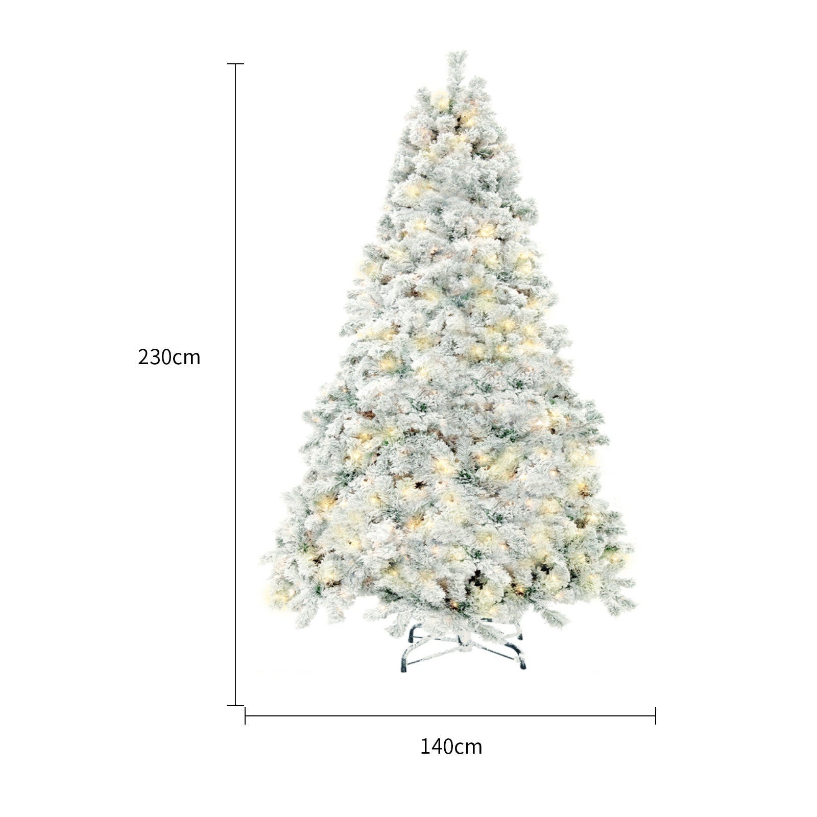 Christmas Tree PVC Artificial Snow Christmas Tree Mall Window Decoration Tree Cedar Christmas Tree Christmas Decoration Supplies-Theone Apparel