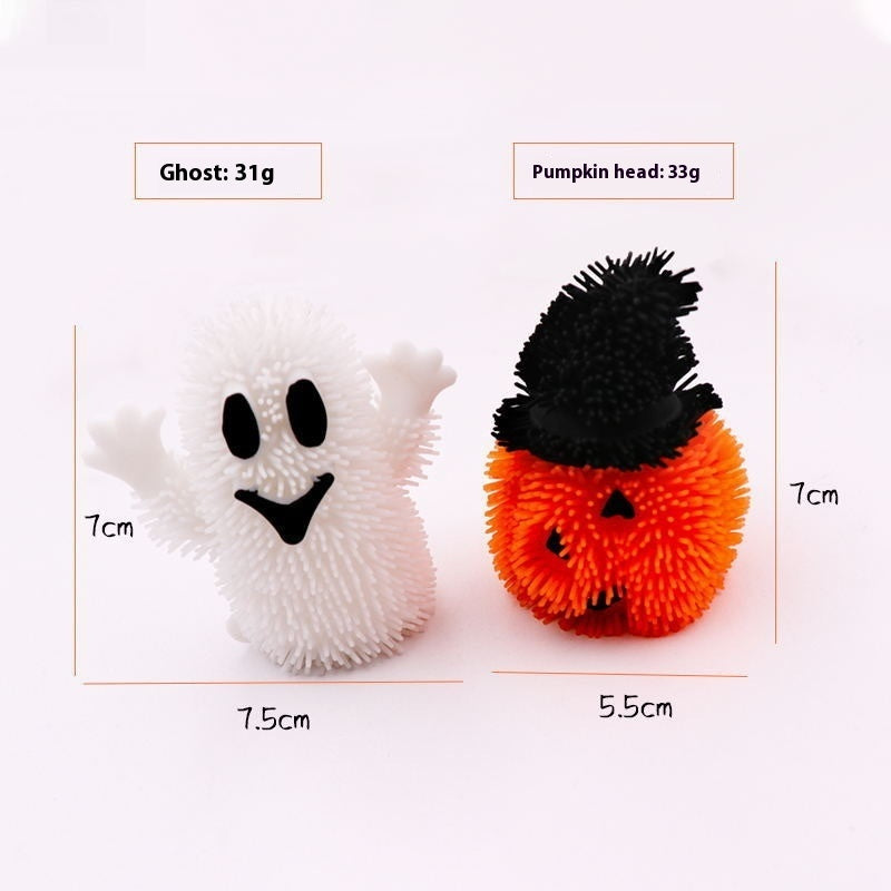 Cute Ghost Pressure Squeeze Light Up Texture Toy-Theone Apparel