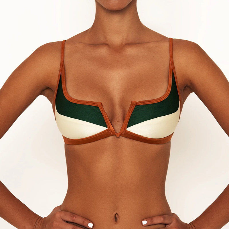 European American Split Bikini for Summer Fun-Theone Apparel