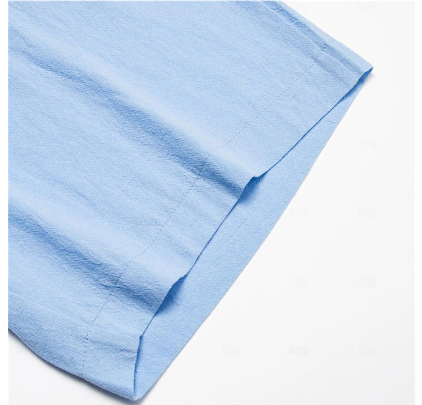 Lightweight Cotton-Linen Shorts for Effortless Global Summer Style-Theone Apparel