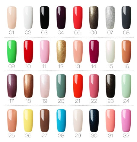 UV Sealed Soak Off Gel Nail Polish in Multiple Colors-Theone Apparel