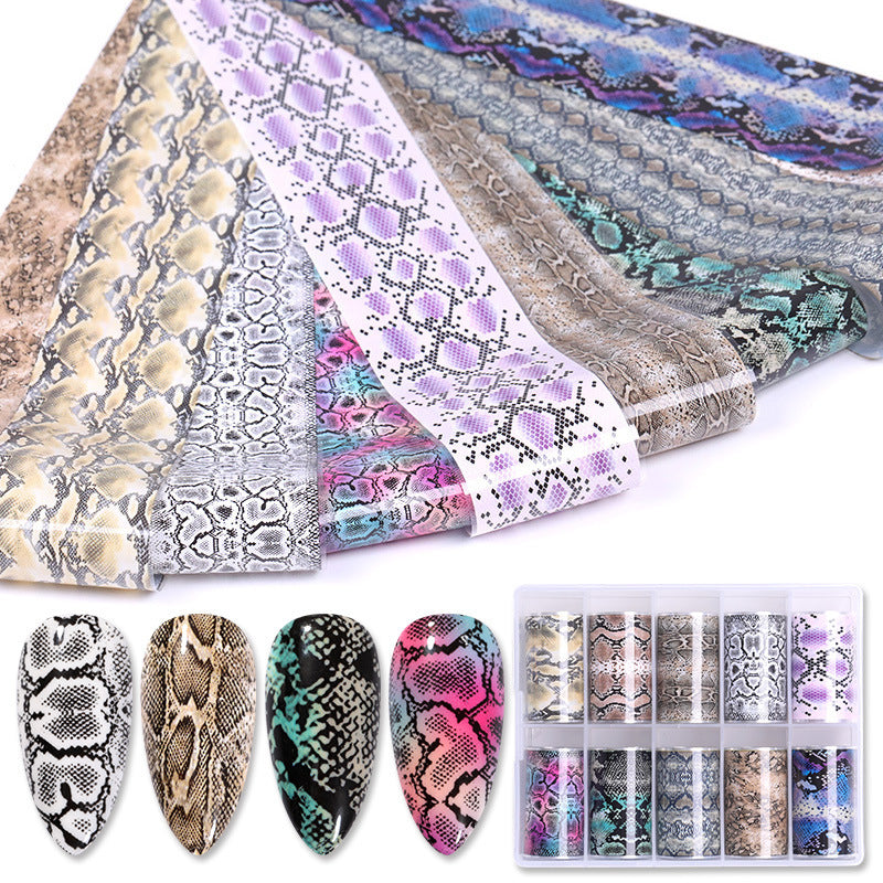 Women's Nail Stickers in Animal Print and Natural Patterning-Theone Apparel