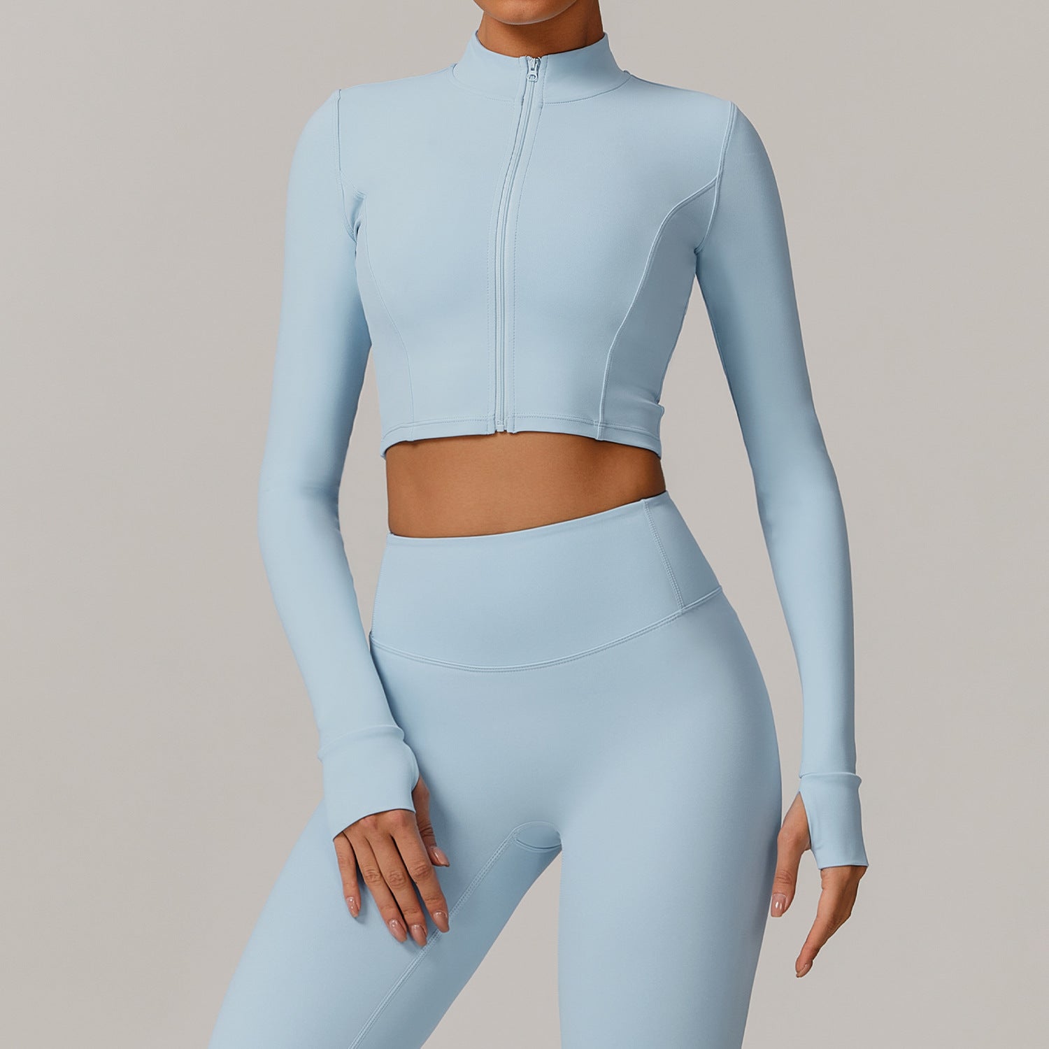 Slim-fit Fitness Long-sleeve Jacket Quick-dry Yoga Wear