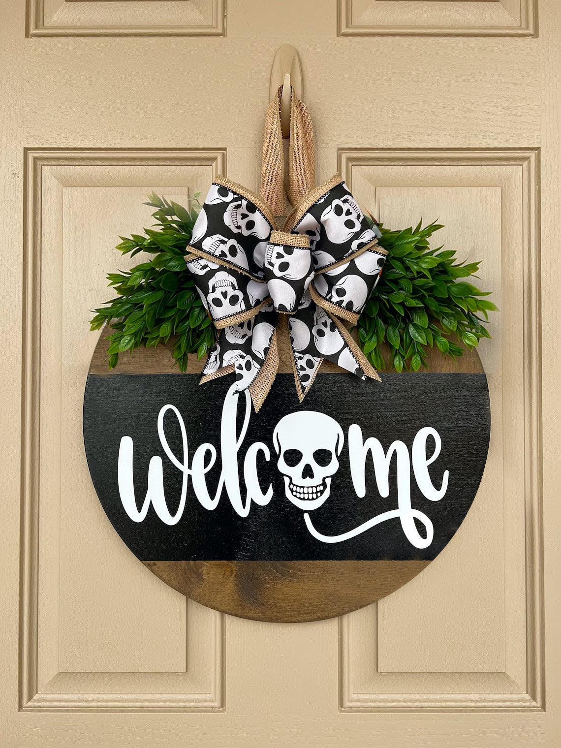 Southern Themed "Boo Y'all" Ghost Wreath Halloween Decoration