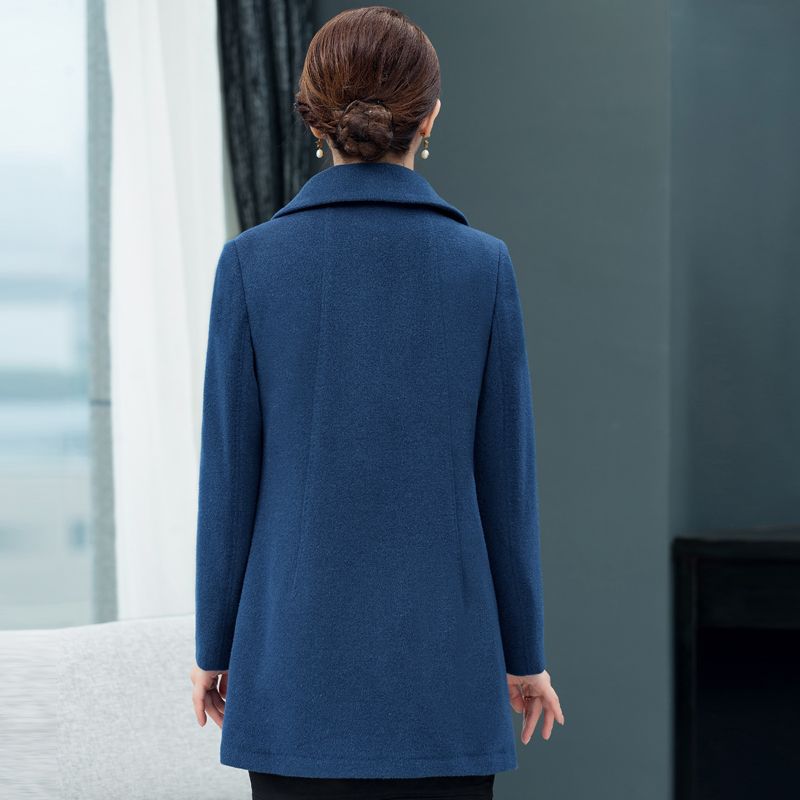 Women's Wool Coat Mid-length Thick Overcoat