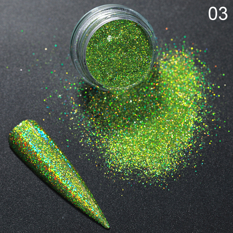 Glittery and Glitzy Nail Powder in Multiple Color Options