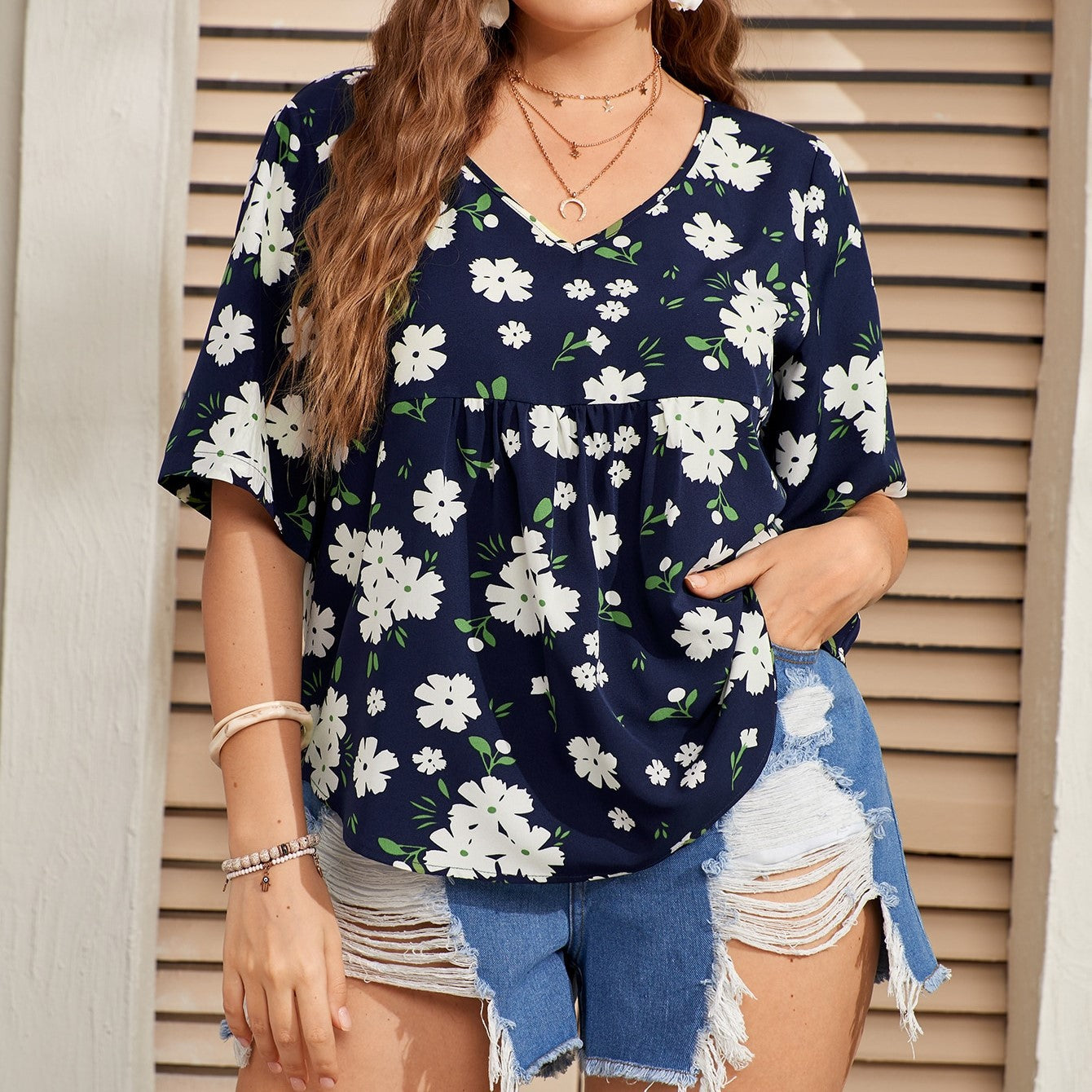 Dama Women's Blouse Europe And America Top