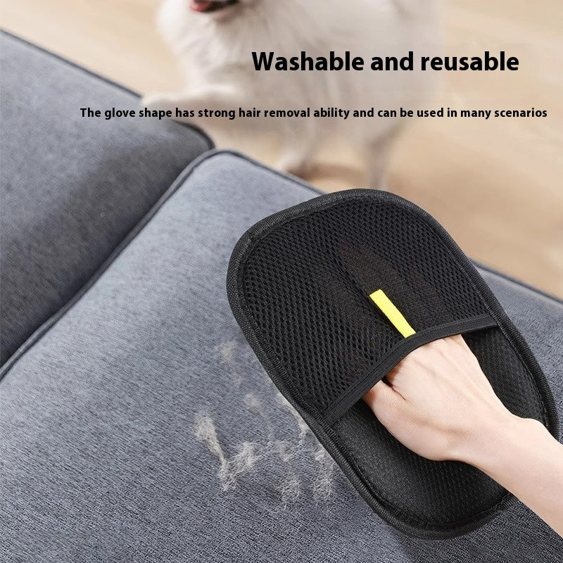 Pet Hair Remover Mitt Glove For Grooming And Deshedding