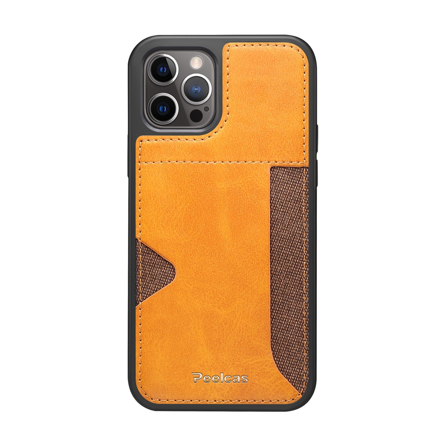 Business Leather Card Holder Phone Case With Slim Protection