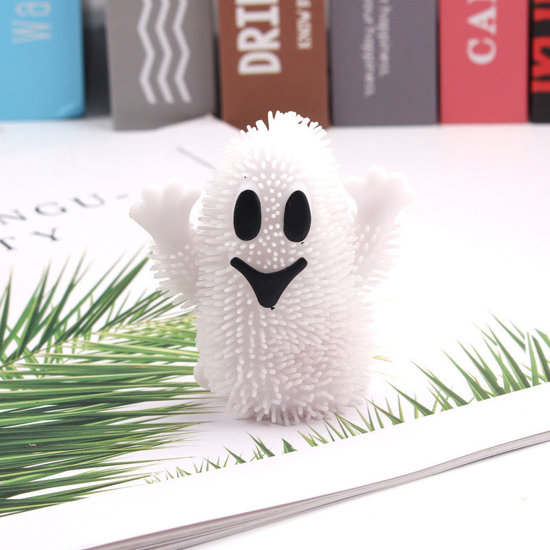 Cute Ghost Pressure Squeeze Light Up Texture Toy