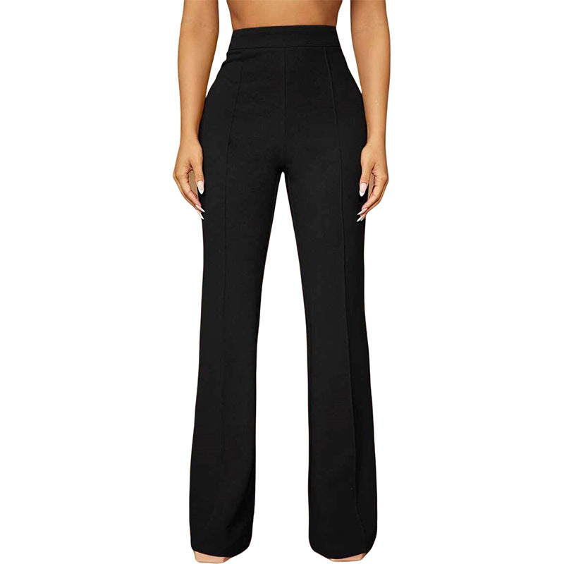 High Waist All-matching Fashion Business Commute Fall Women's Clothing Casual Business Pants Trousers