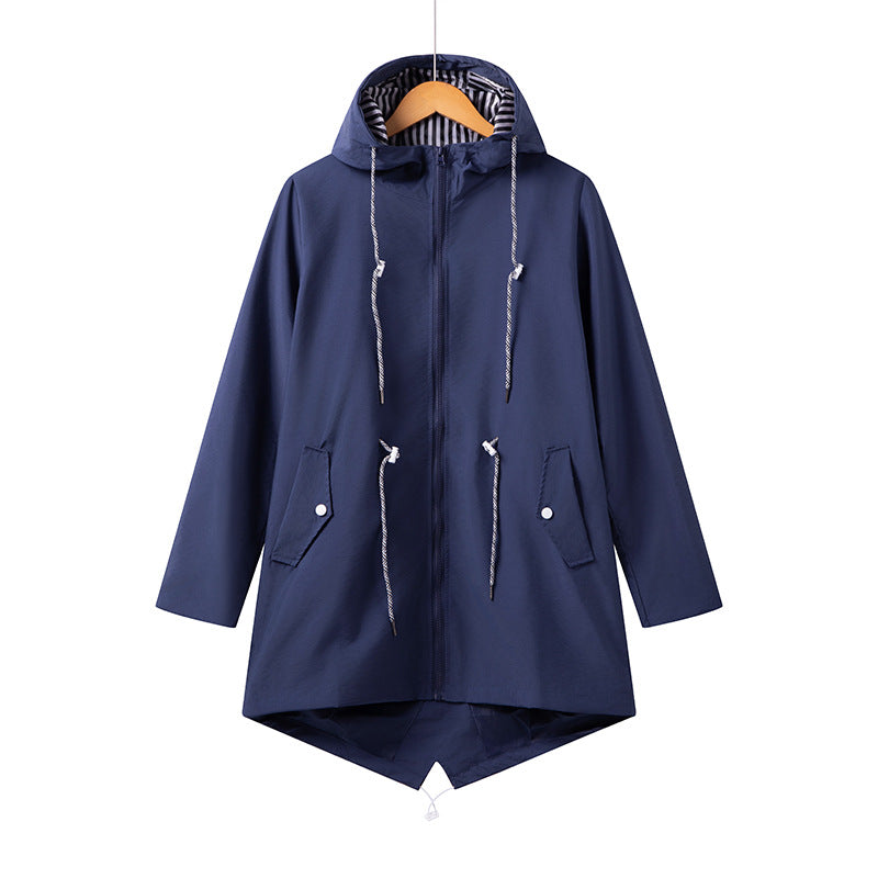 Women's Lightweight Spring And Autumn Outdoor Windbreaker Coat