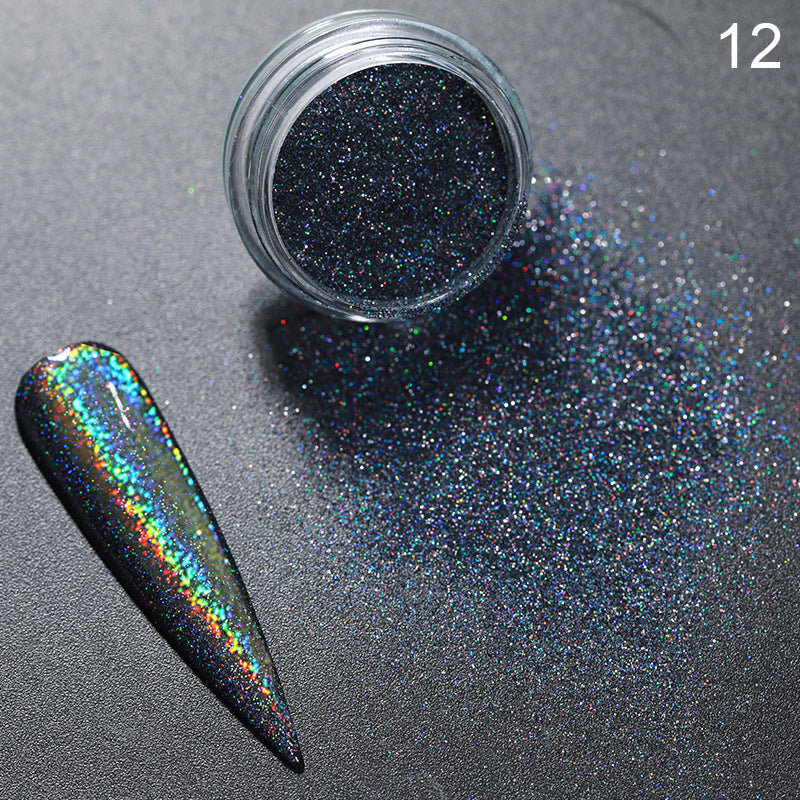 Glittery and Glitzy Nail Powder in Multiple Color Options