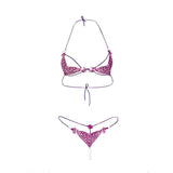 Pearly Cage Strap BH und Panty Set