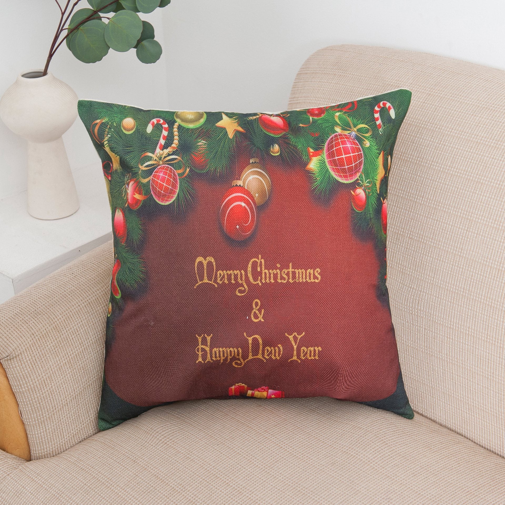 Christmas Cheer Printed Pillow Covers - Theone Apparel