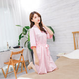 Sweet and Simple Satin Tie Robe