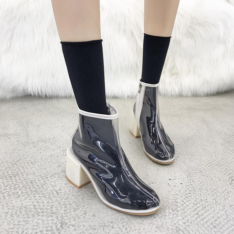 Transparent Clear View Fashion Boots