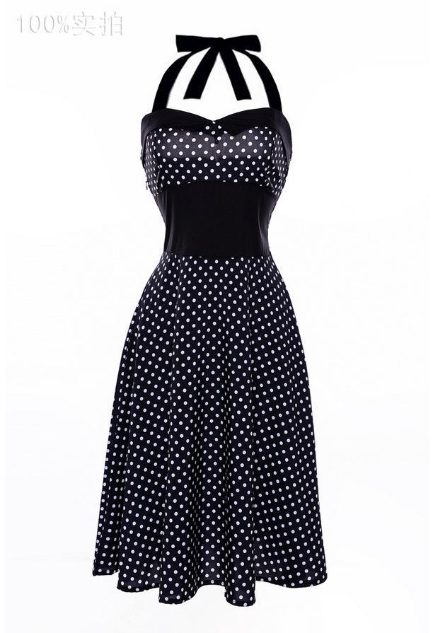 Dots de bolinhas e pregas vestido