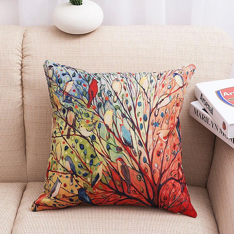 Colorful Tree of Life Pillow Covers - Theone Apparel