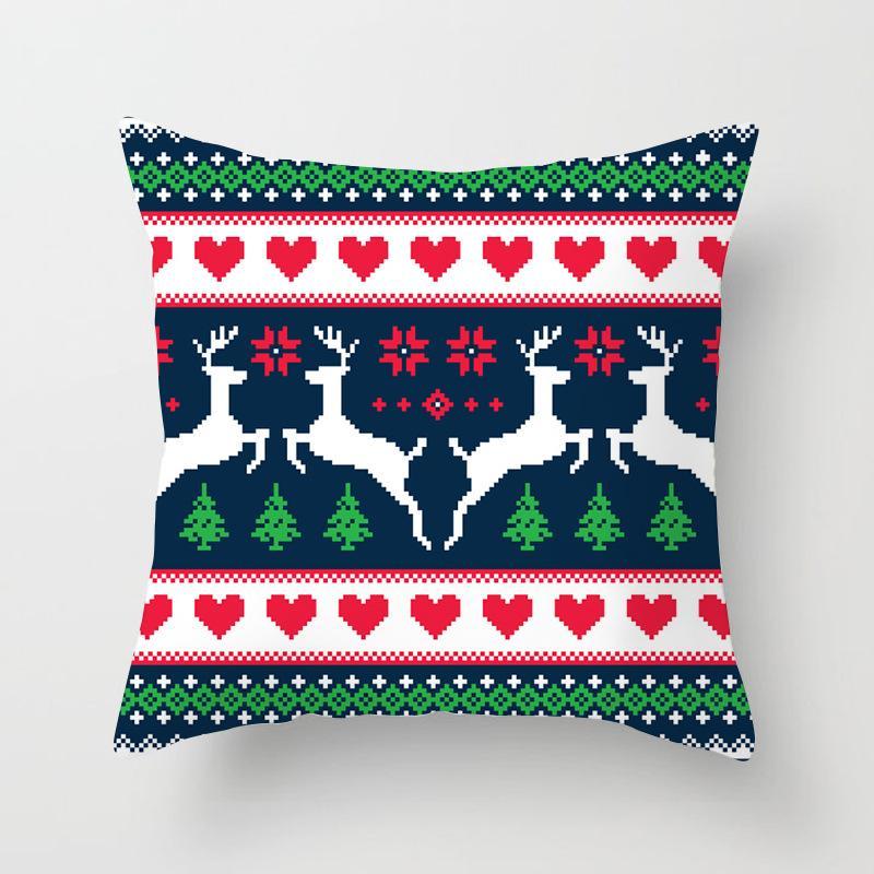 Cozy Up Christmas Print Pillow Covers - Theone Apparel