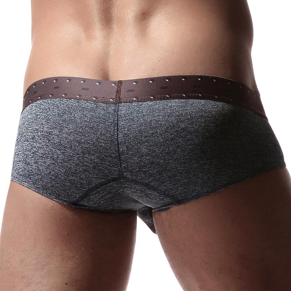 Elastic Faux Belt Waist Trunk - Theone Apparel