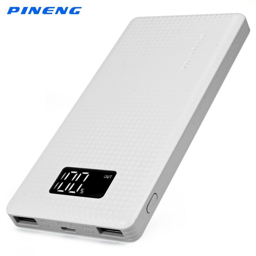 External iPhone Power Bank with LED Display-White-Theone Apparel