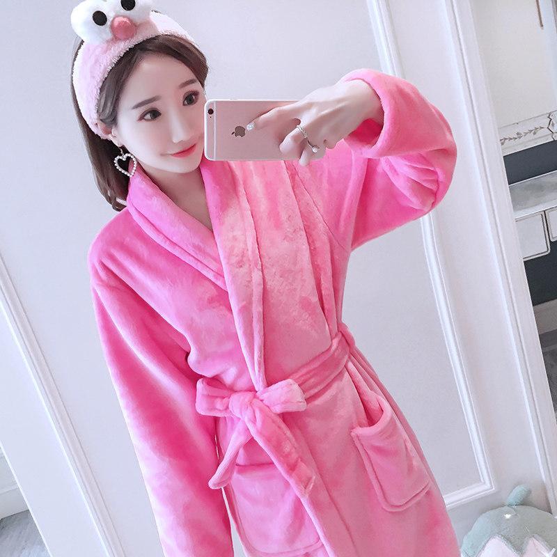 Extra Plush Tie-Front Bath Robe - Theone Apparel