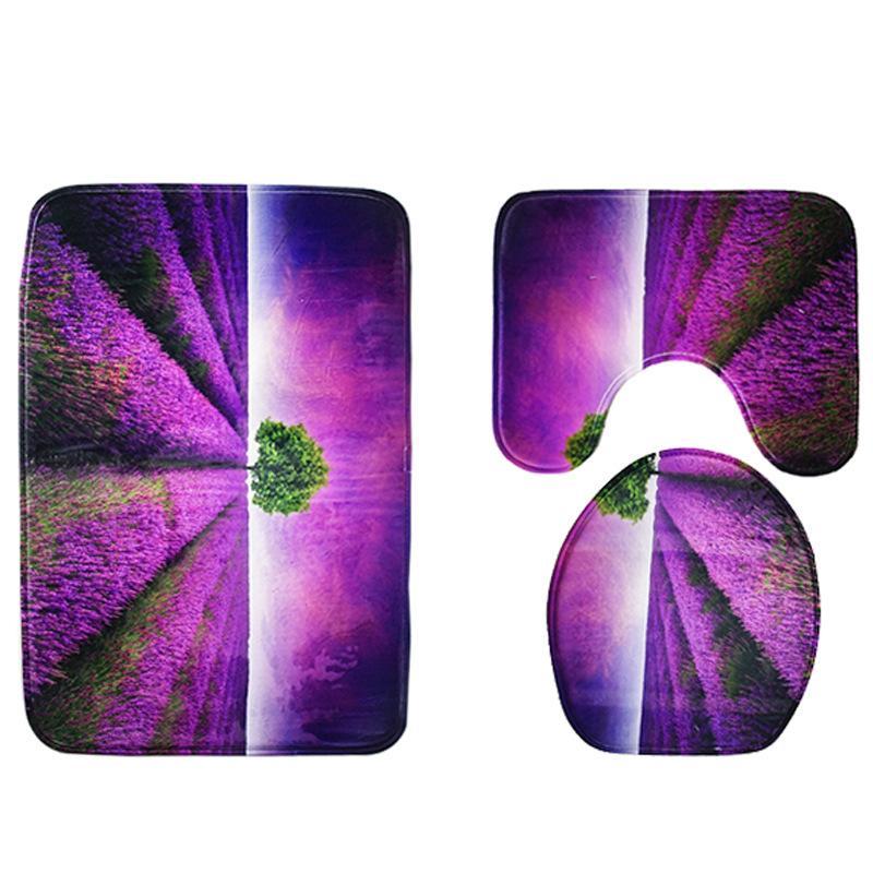 Fields of Lavender Bath Mat set