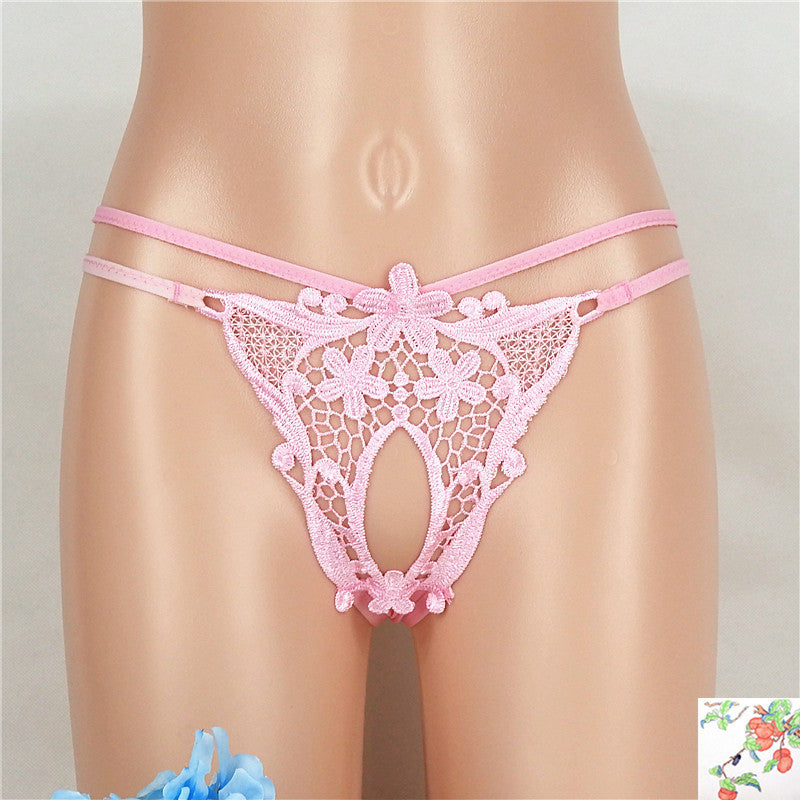 Floral Embroidery and Lace Cutout-Pink-Theone Apparel