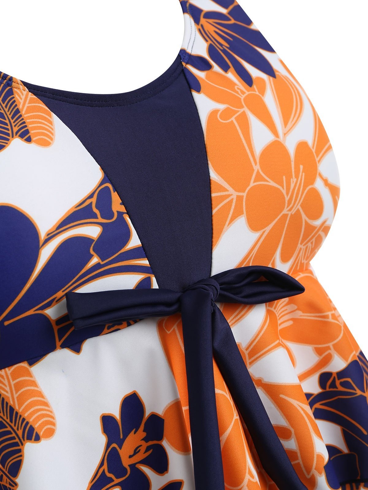 Floral Plus Size Tankini Set